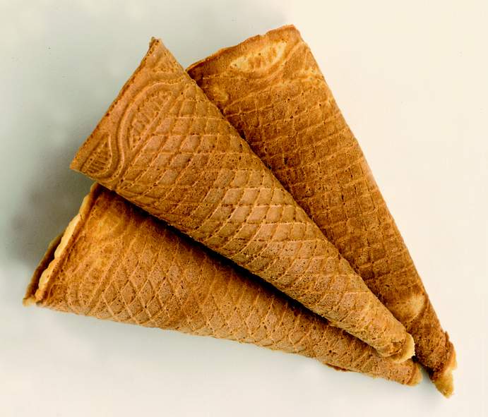 gebackene Eist&uuml;ten - H&ouml;rnchenwaffeln